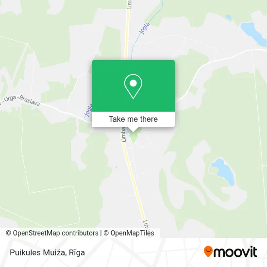 Puikules Muiža map