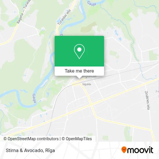 Stirna & Avocado map