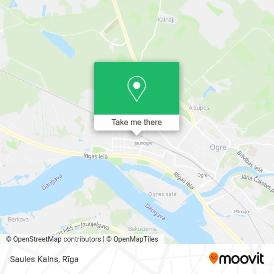 Saules Kalns map