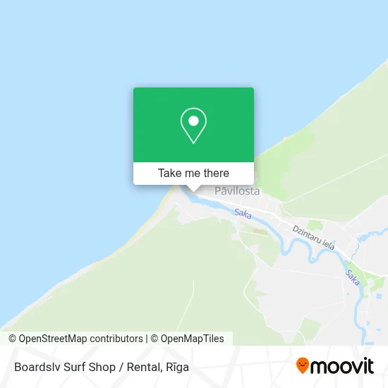 Boardslv Surf Shop / Rental map
