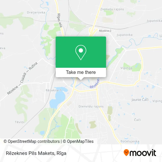 Rēzeknes Pils Makets map