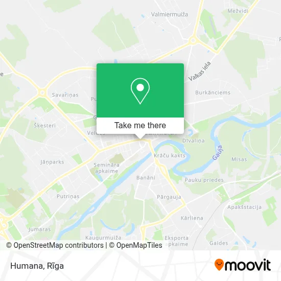 Humana map