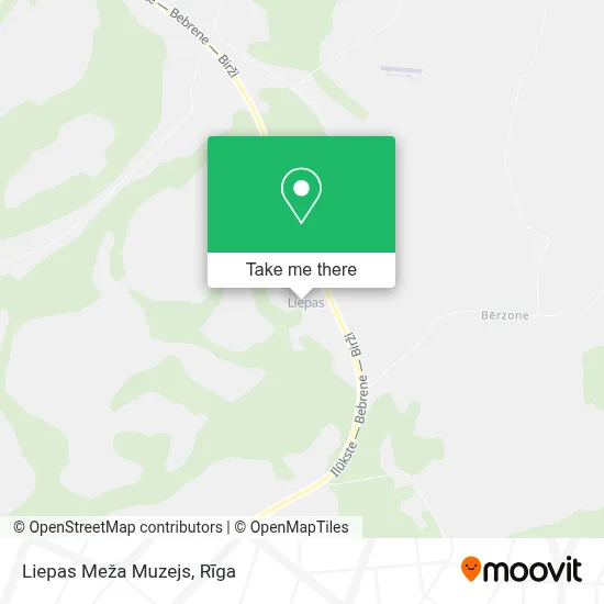 Liepas Meža Muzejs map
