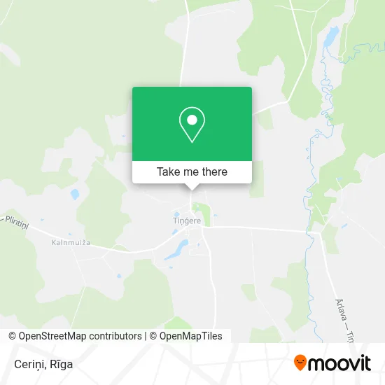 Ceriņi map