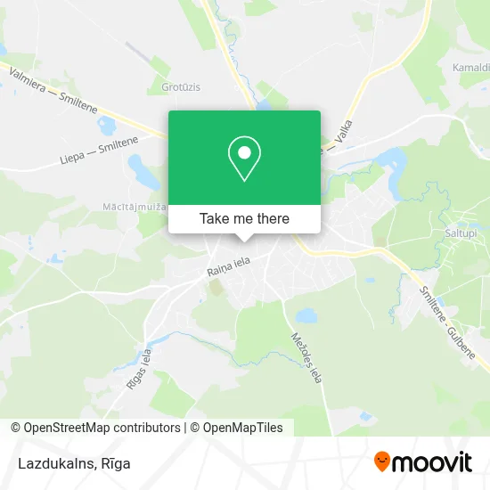 Lazdukalns map