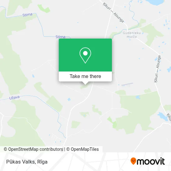 Pūkas Valks map