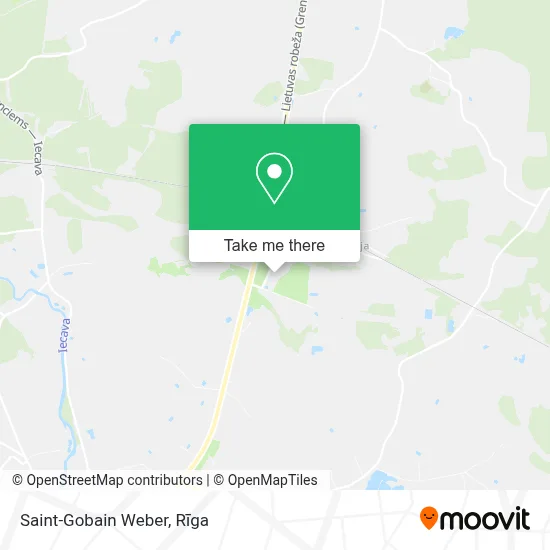 Saint-Gobain Weber map