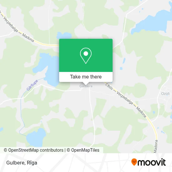 Gulbere map