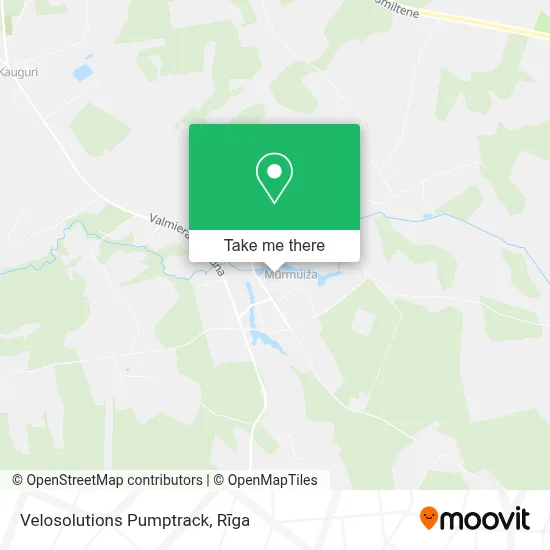 Velosolutions Pumptrack map