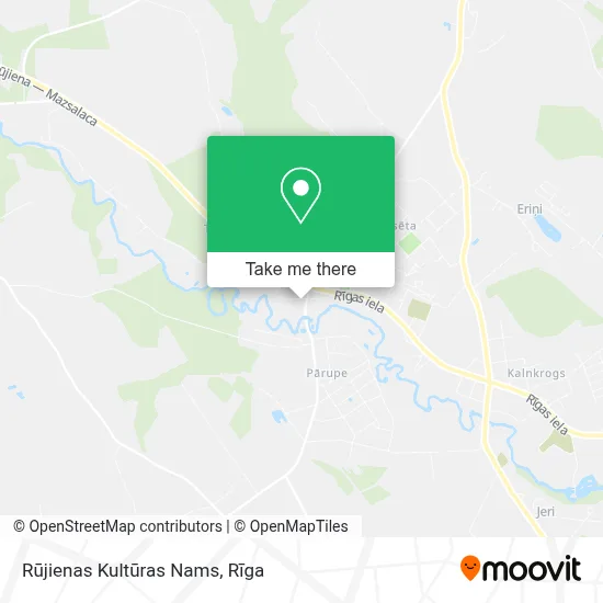 Rūjienas Kultūras Nams map