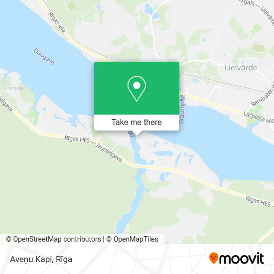 Aveņu Kapi map