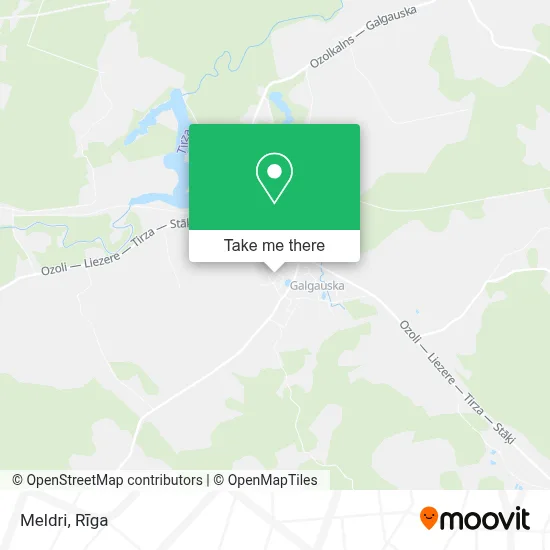 Meldri map