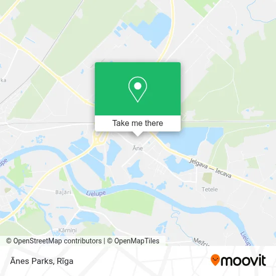Ānes Parks map