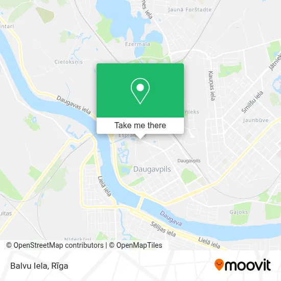 Balvu Iela map