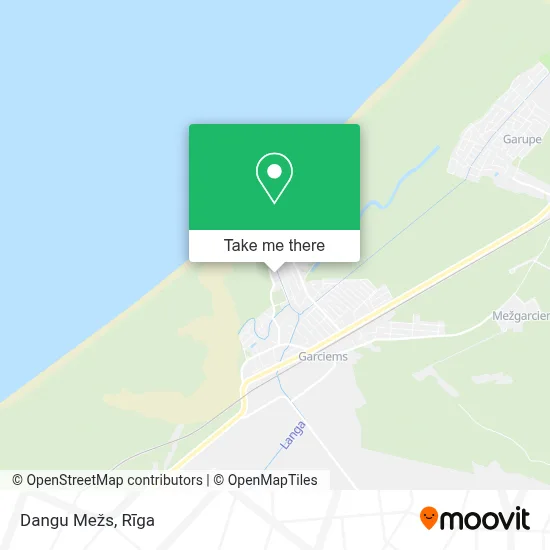 Dangu Mežs map
