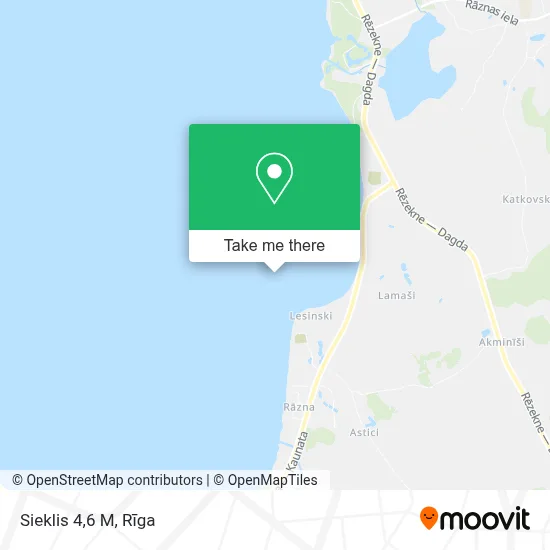 Sieklis 4,6 M map
