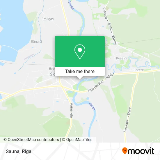 Sauna map