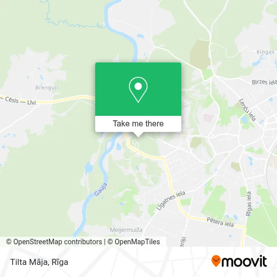 Tilta Māja map