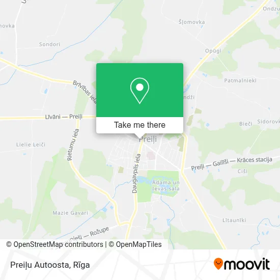 Preiļu Autoosta map