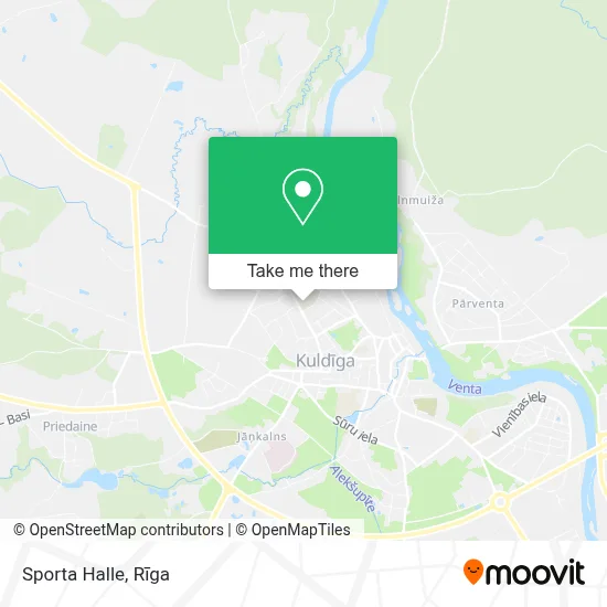 Sporta Halle map