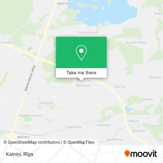 Kalniņi map