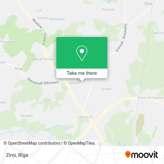 Zirņi map