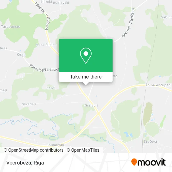 Vecrobeža map