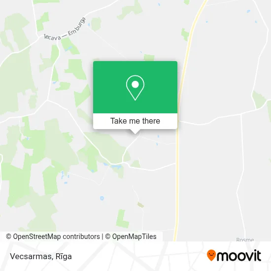 Vecsarmas map