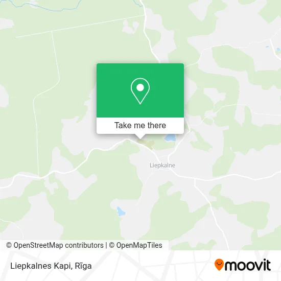 Liepkalnes Kapi map