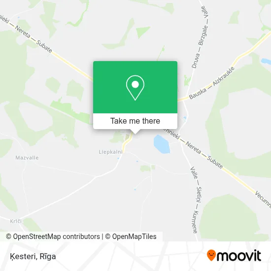 Ķesteri map