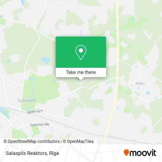 Salaspils Reaktors map