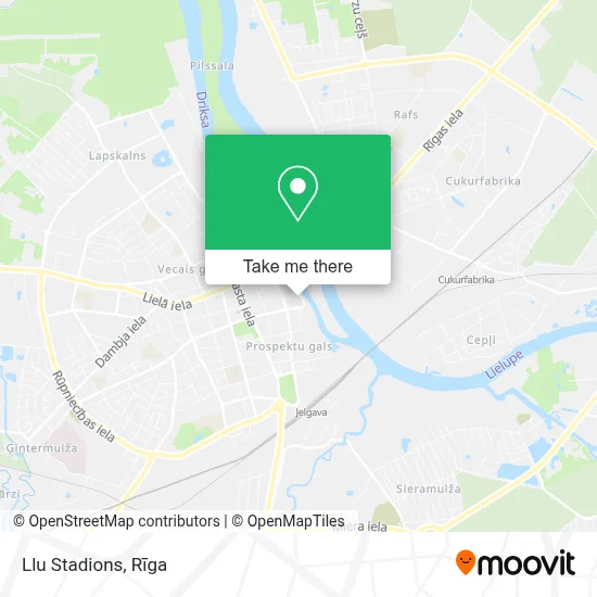 Llu Stadions map