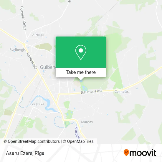 Asaru Ezers map