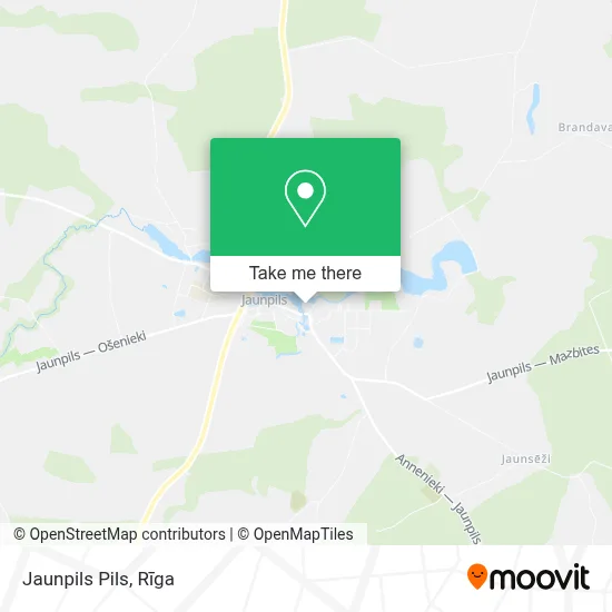 Jaunpils Pils map