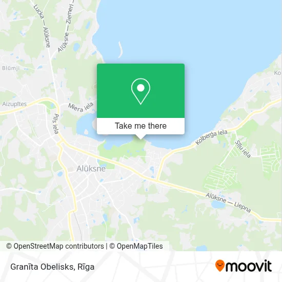 Granīta Obelisks map
