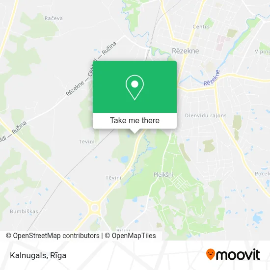 Kalnugals map