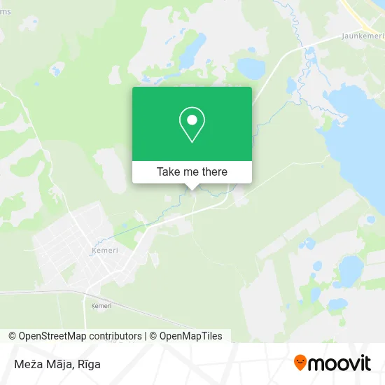 Meža Māja map