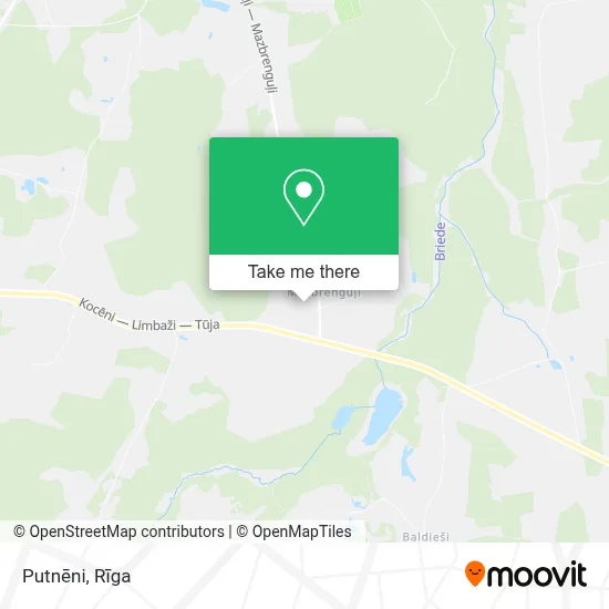 Putnēni map