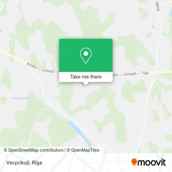 Vecprikuļi map