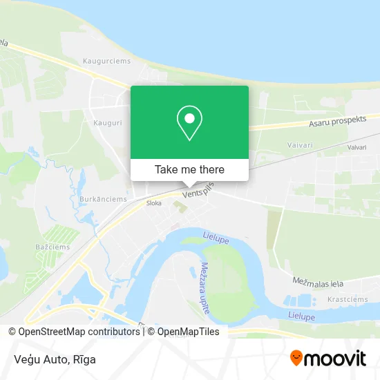 Veģu Auto map
