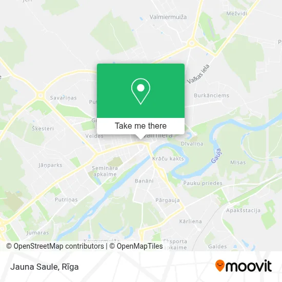 Jauna Saule map