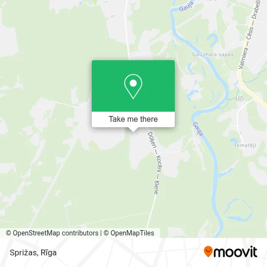 Sprižas map