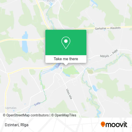 Dzintari map