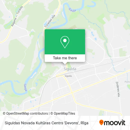 Siguldas Novada Kultūras Centrs 'Devons' map