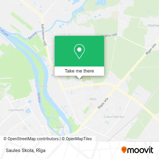 Saules Skola map