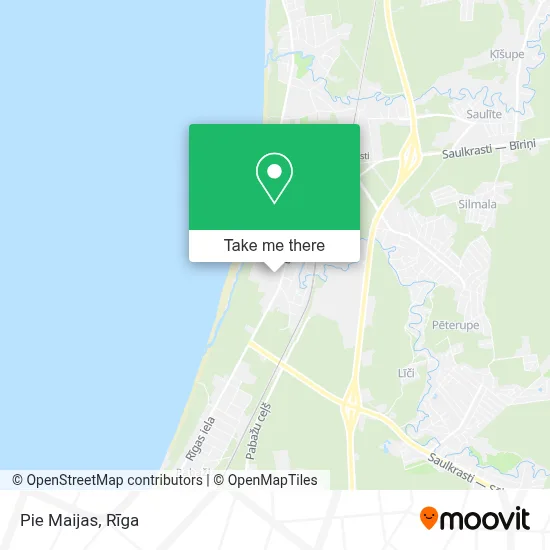 Pie Maijas map