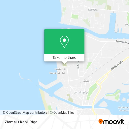 Ziemeļu Kapi map