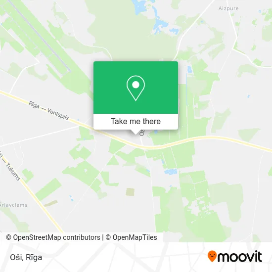 Oši map
