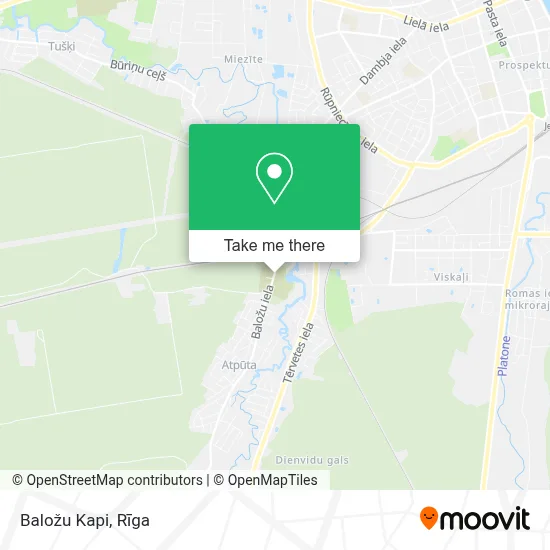Baložu Kapi map