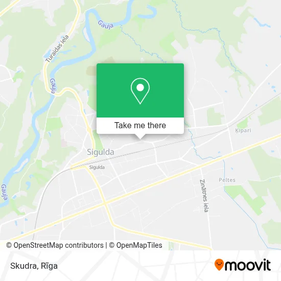 Skudra map